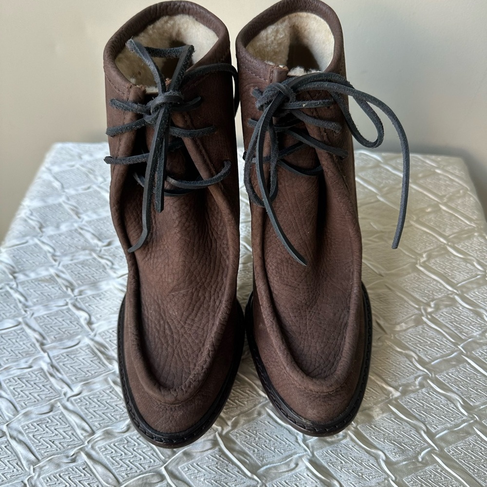 BURBERRY SUEDE ANKLE BOOTS - Picture 7 of 11